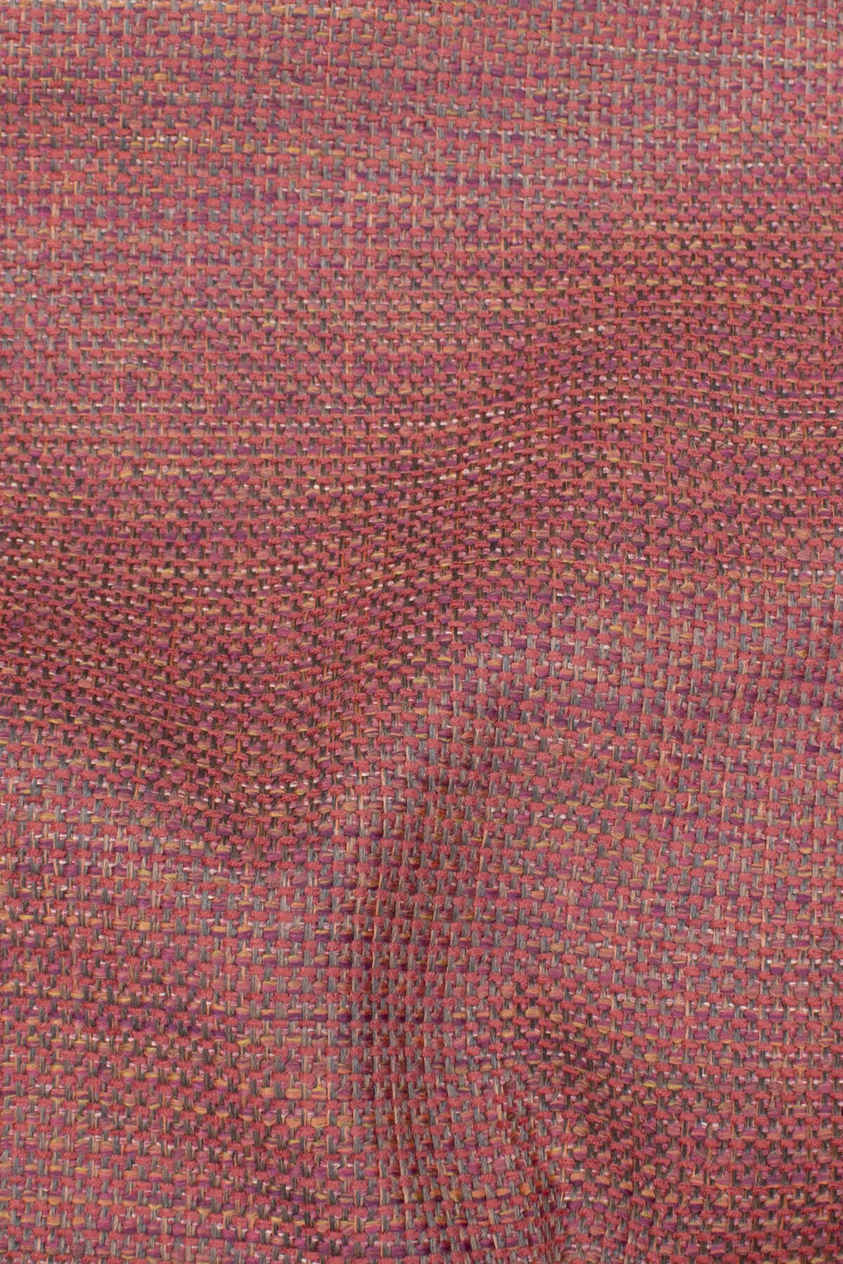 Apollon Ve Zeus Exclusıve Serisi Polarlı Dokuma Keten Ve Nubuk Döşemelik Kumaş Kırmızı