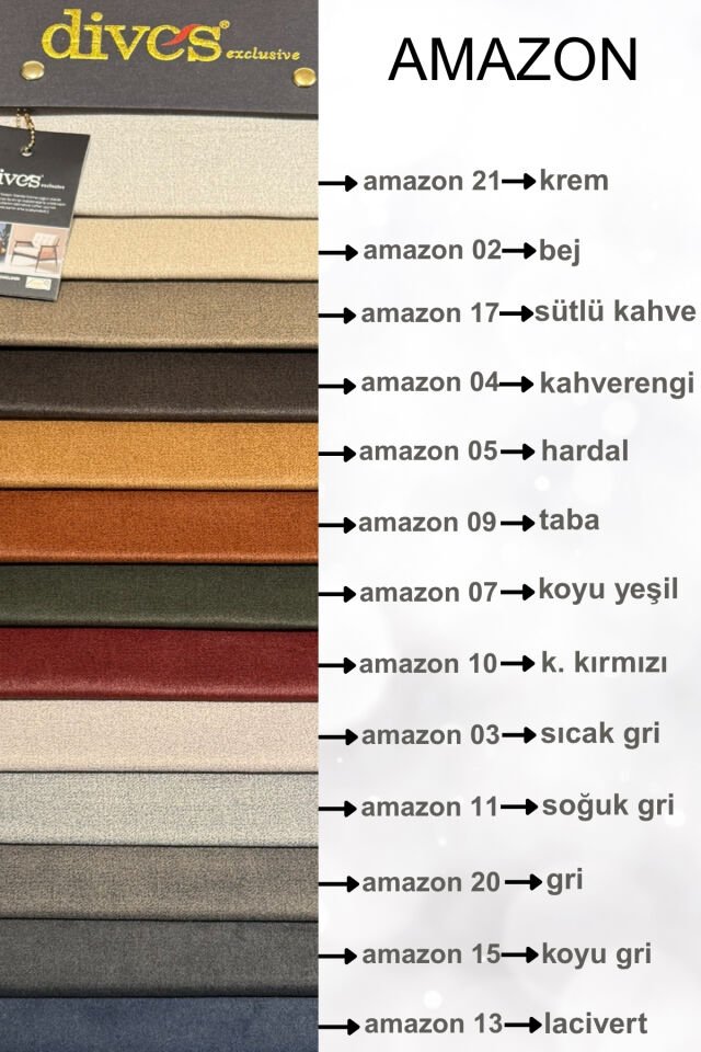 Amazon Serisi Premium 1.Kalite Silinebilir Döşemelik Kumaş Koyu Yeşil