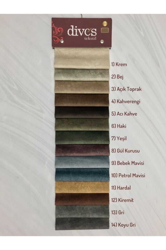 Dallas Serisi Premium 1. Kalite Döşemelik Kumaş 1) Krem