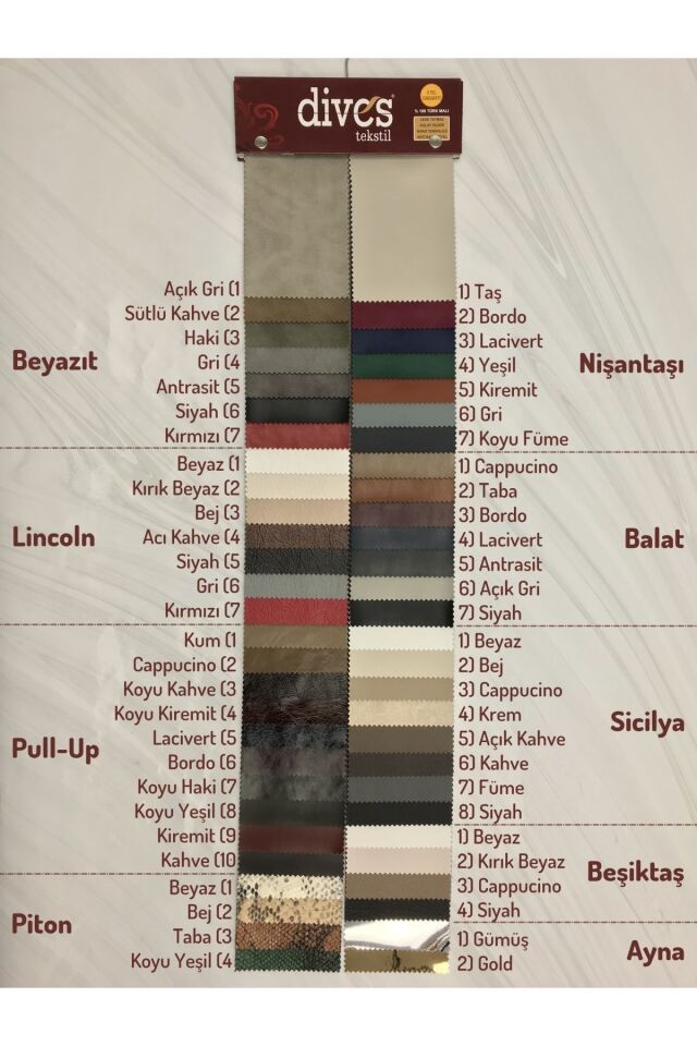 Beyazıt Serisi Premium 1. Kalite Döşemelik Suni Deri 7) Kırmızı