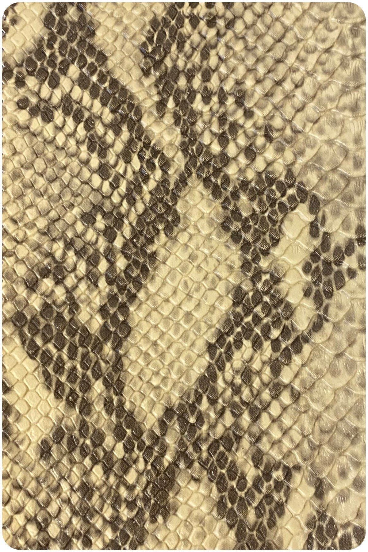 Piton Serisi Premium 1. Kalite Döşemelik Suni Deri 2) Bej