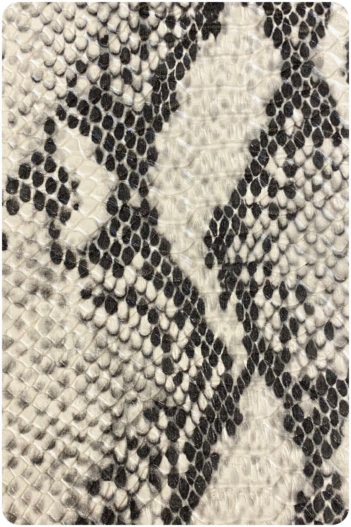 Piton Serisi Premium 1. Kalite Döşemelik Suni Deri 1) Beyaz