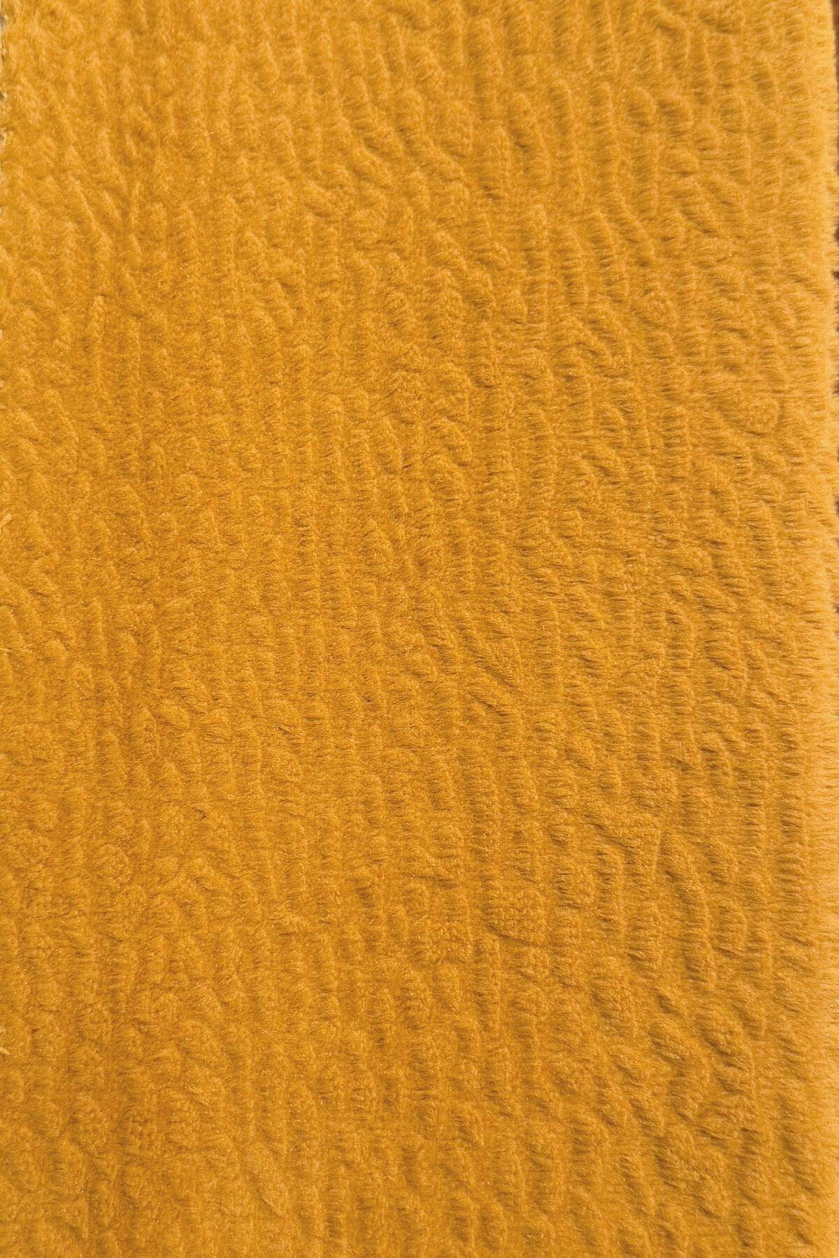 Snow Serisi Premium Kalite Silinebilir Döşemelik Kumaş Hardal