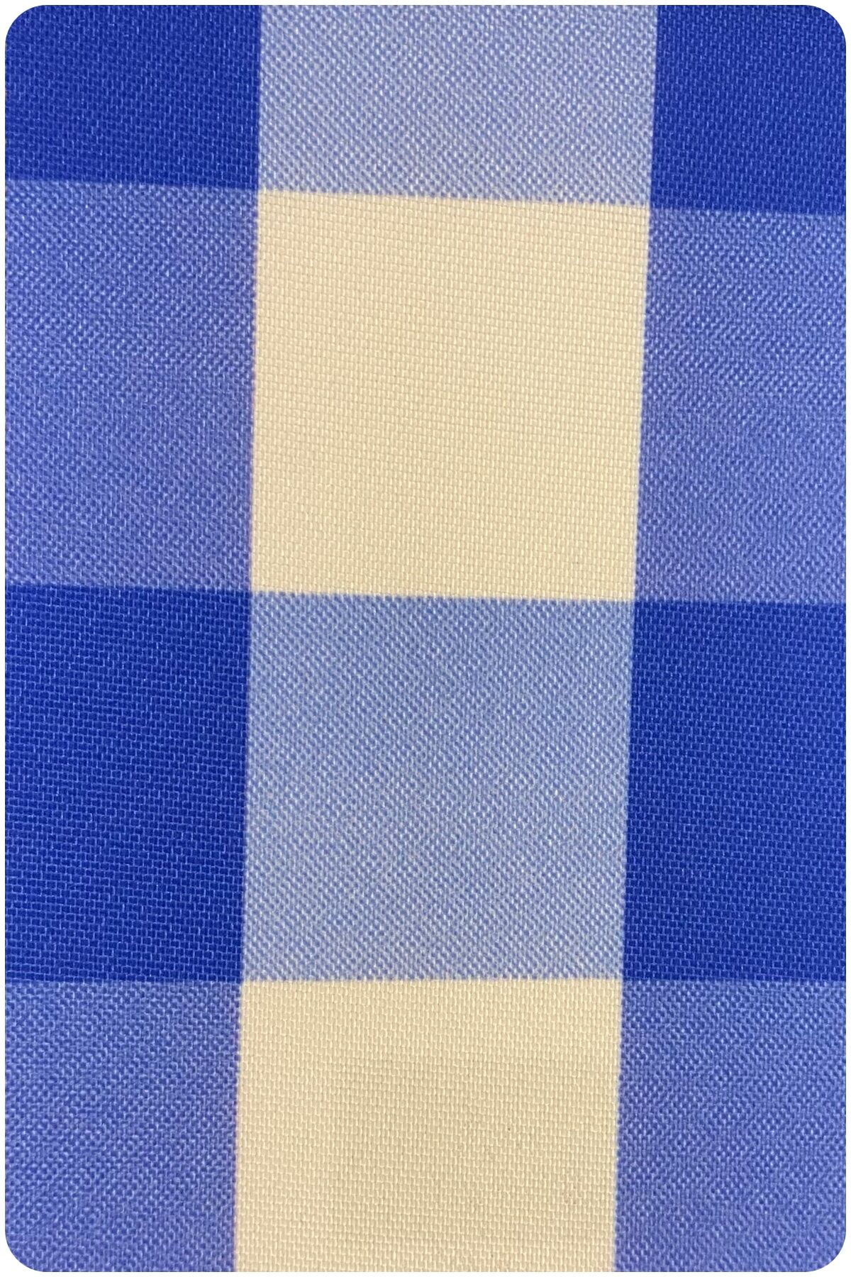 Yakamoz Bahçe Serisi Premium 1. Kalite Döşemelik Dış Mekan Kumaş 24) Mavi-Krem