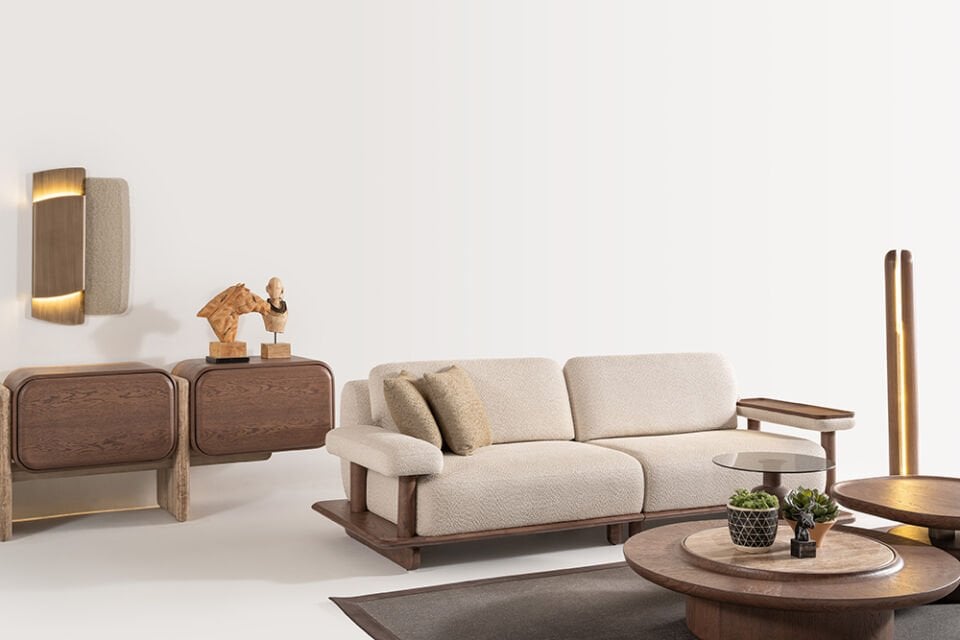 Mocha Koltuk Takımı (4+3+1)