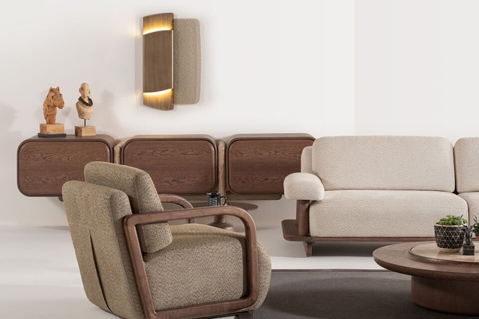 Mocha Koltuk Takımı (4+3+1)