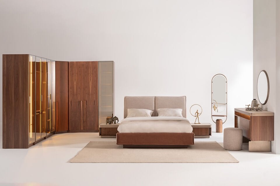 Eva Yatak Odası (6 Kapaklı Standart Dolap)